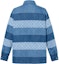 Lookbook LOUIS VUITTON FW24 Wide Stripe Button Long Sleeve Polo Shirt Men’s Blue. 1AFQBU