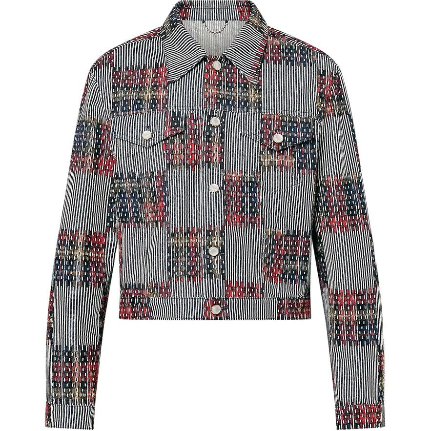 LOUIS VUITTON FW24 Timberland Gray Printed Long Sleeve Jacket for Men 1AFWWD 圖 2