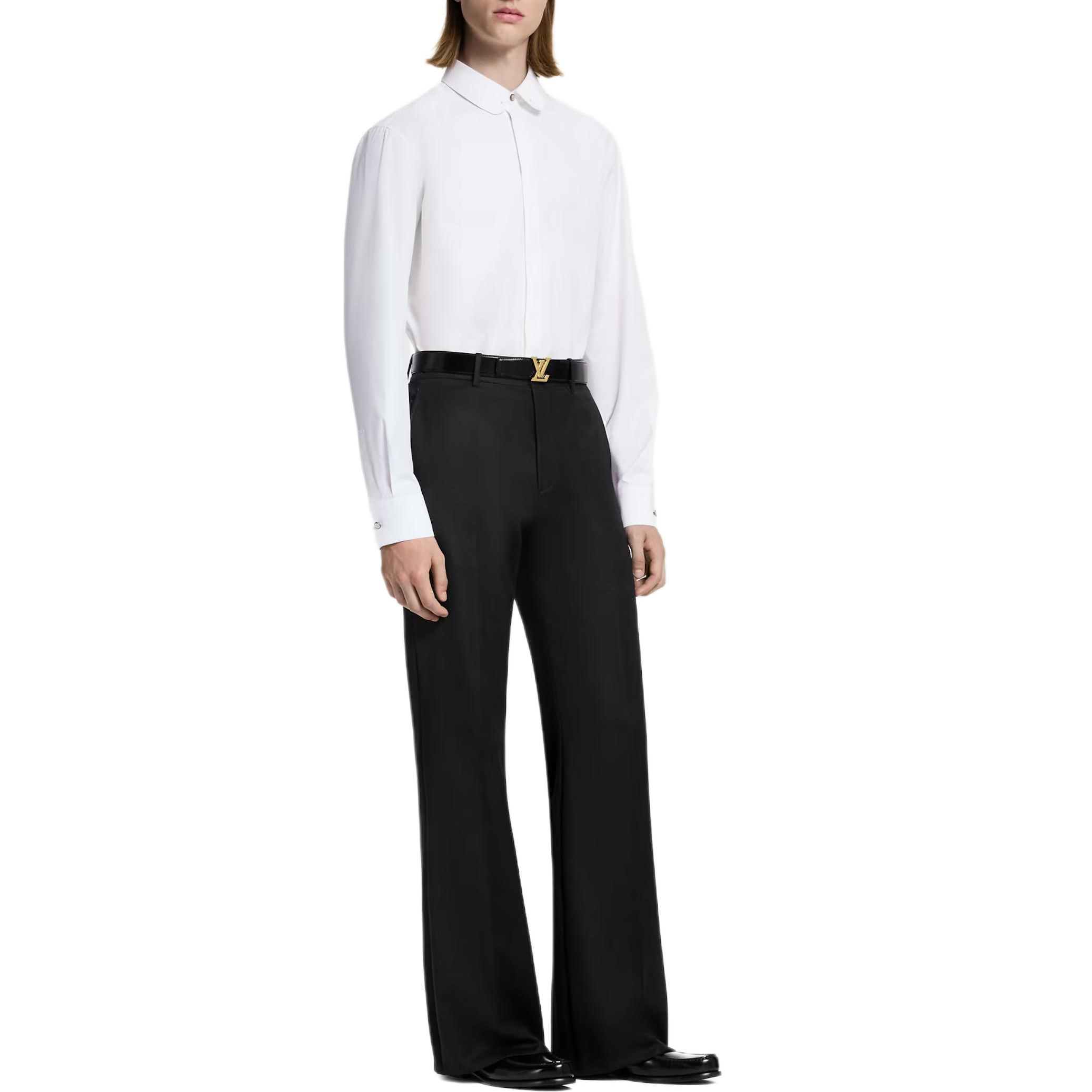 Lookbook LOUIS VUITTON FW25 Camisa de Seda Color Liso. 1AIHV3