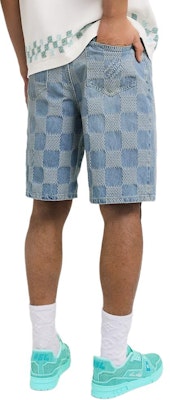 LOUIS VUITTON FW25 Cotton Blend Jacquard Light Denim Shorts Blue 1AHVDY Purchase LOUIS VUITTON FW25 Cotton Blend Jacquard Light Denim Shorts Blue 1AHVDY