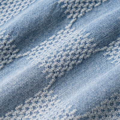 LOUIS VUITTON FW25 Cotton Blend Jacquard Light Denim Shorts Blue 1AHVDY Sizing LOUIS VUITTON FW25 Cotton Blend Jacquard Light Denim Shorts Blue 1AHVDY