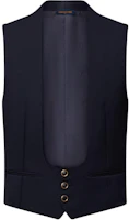 Order LOUIS VUITTON FW25 Deep V Wool Sleeveless Button-Up Vest 1AIHKP