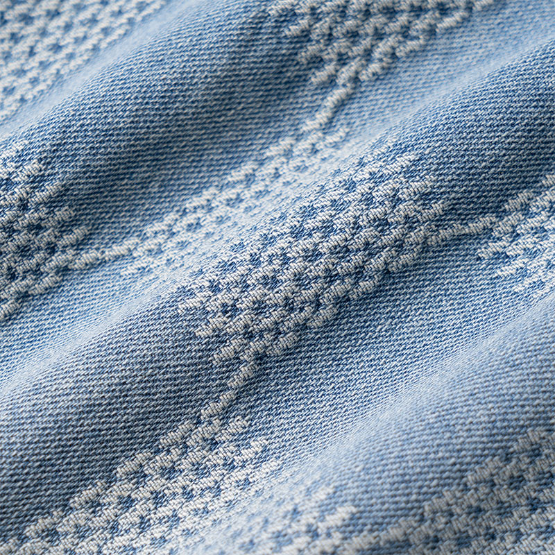 LOUIS VUITTON FW25 Jacquard Lightweight Denim Shorts Blue 1AHVDS 圖 7