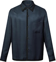 LOUIS VUITTON FW25 Jacquard Logo Button-Front Shirt 1AIHRJ LOUIS VUITTON FW25 Jacquard Logo Button-Front Shirt 1AIHRJ