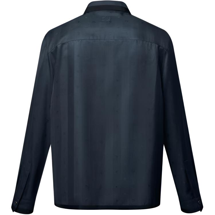 LOUIS VUITTON FW25 Jacquard Logo Button-Front Shirt 1AIHRG 圖 3