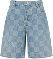 LOUIS VUITTON FW25 Lightweight Jacquard Denim Shorts Blue 1AHVDZ LOUIS VUITTON FW25 Lightweight Jacquard Denim Shorts Blue 1AHVDZ