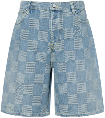 路易威登 FW25 轻质提花牛仔短裤 蓝色 1AHVDV Order 路易威登 FW25 轻质提花牛仔短裤 蓝色 1AHVDV