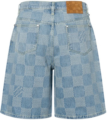 루이 비통 FW25 라이트웨이트 자카드 데님 반바지 블루 1AHVDZ Lookbook 루이 비통 FW25 라이트웨이트 자카드 데님 반바지 블루 1AHVDZ