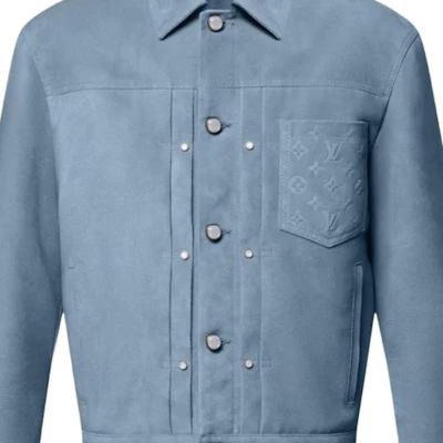 路易威登 FW25 蓝色麂皮皮夹克 - 第二型秋季系列 1AHVLH Purchase 路易威登 FW25 蓝色麂皮皮夹克 - 第二型秋季系列 1AHVLH