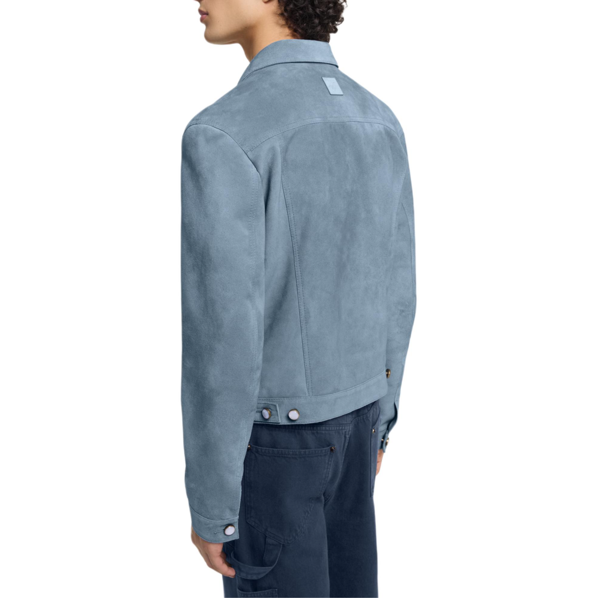 Louis Vuitton FW25 Suede Leather Jacket Type II Blue Long Sleeve 1AHVLI 圖 4