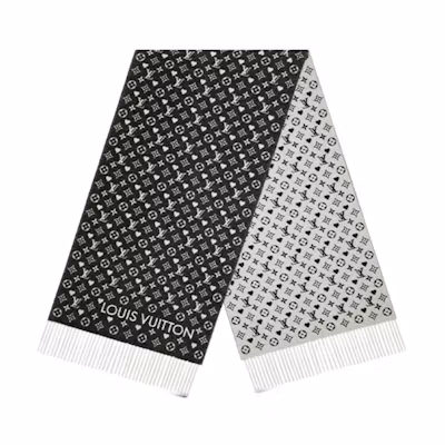 LOUIS VUITTON Game On Wool-Cashmere Scarf Unisex Couples Edition MP2907