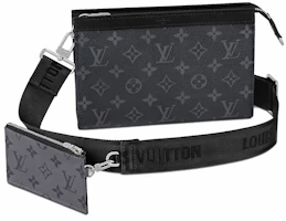 Louis Vuitton Gaston Wearable Wallet Monogram Eclipse Reverse Black Louis Vuitton Gaston Wearable Wallet Monogram Eclipse Reverse Black