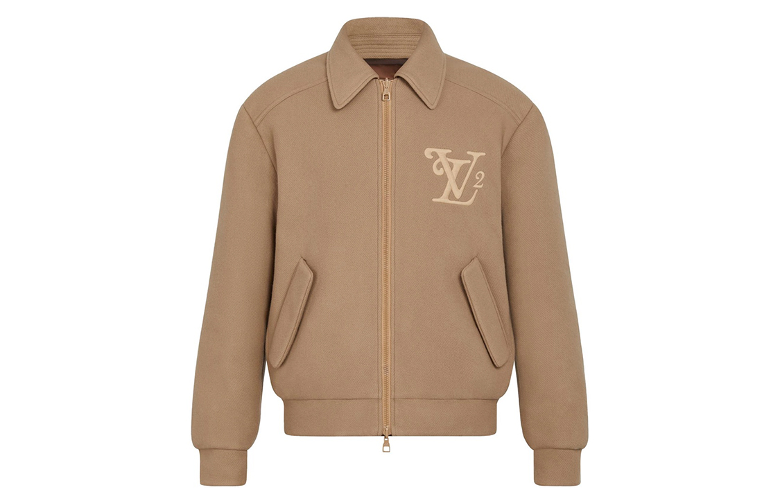 Louis Vuitton Giant Damier Reversible Aviator Jacket Brown 1A81PR