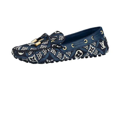 LV Gloria Loafer 'Fashion Print Blue'