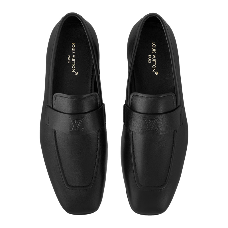 Purchase Louis Vuitton Handschoen ''Zwarte Leren Loafer'' 1ACVJT