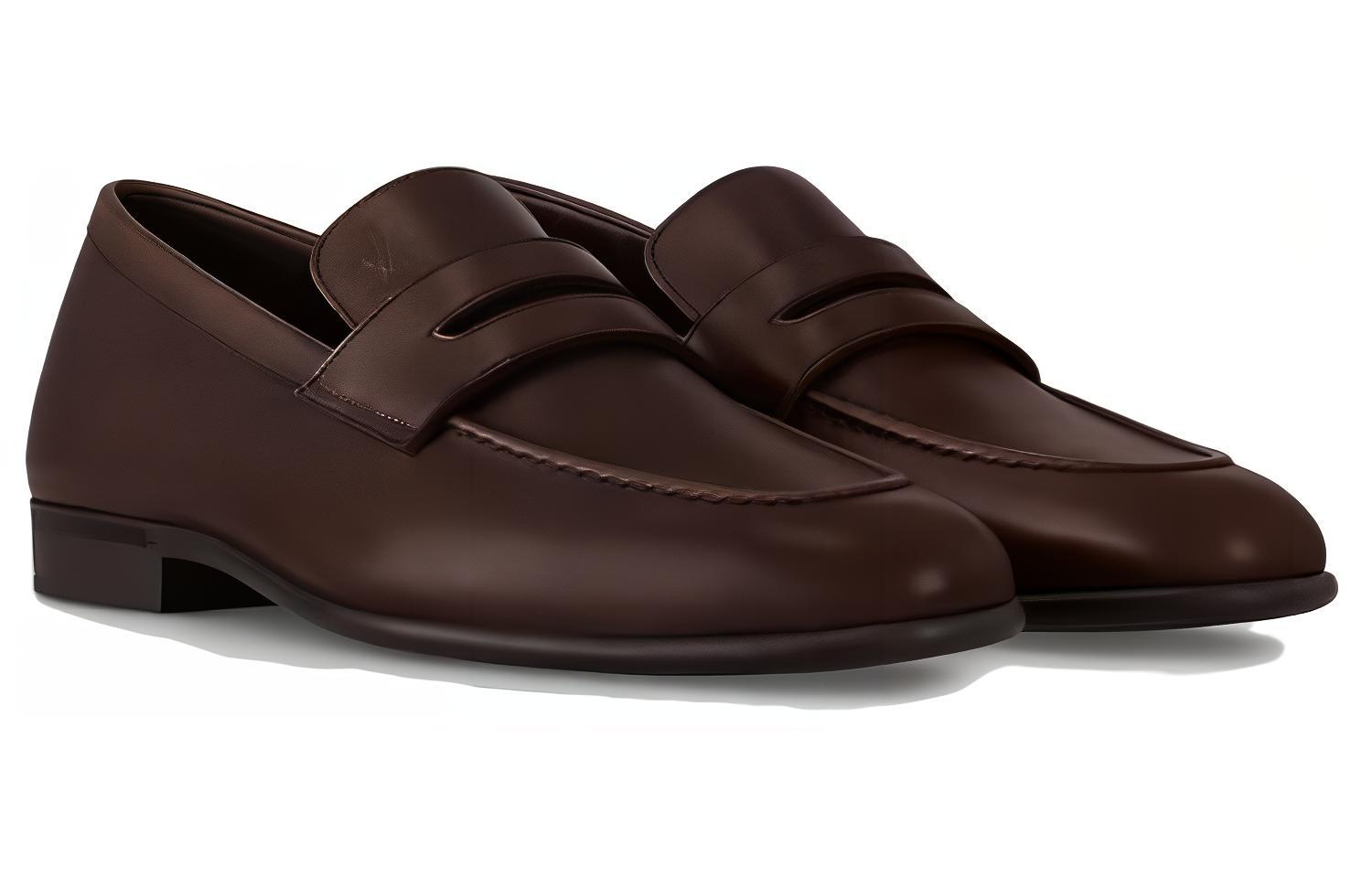 Lookbook Mocassin Gant Louis Vuitton ''Cuir Marron'' 1ACDIX