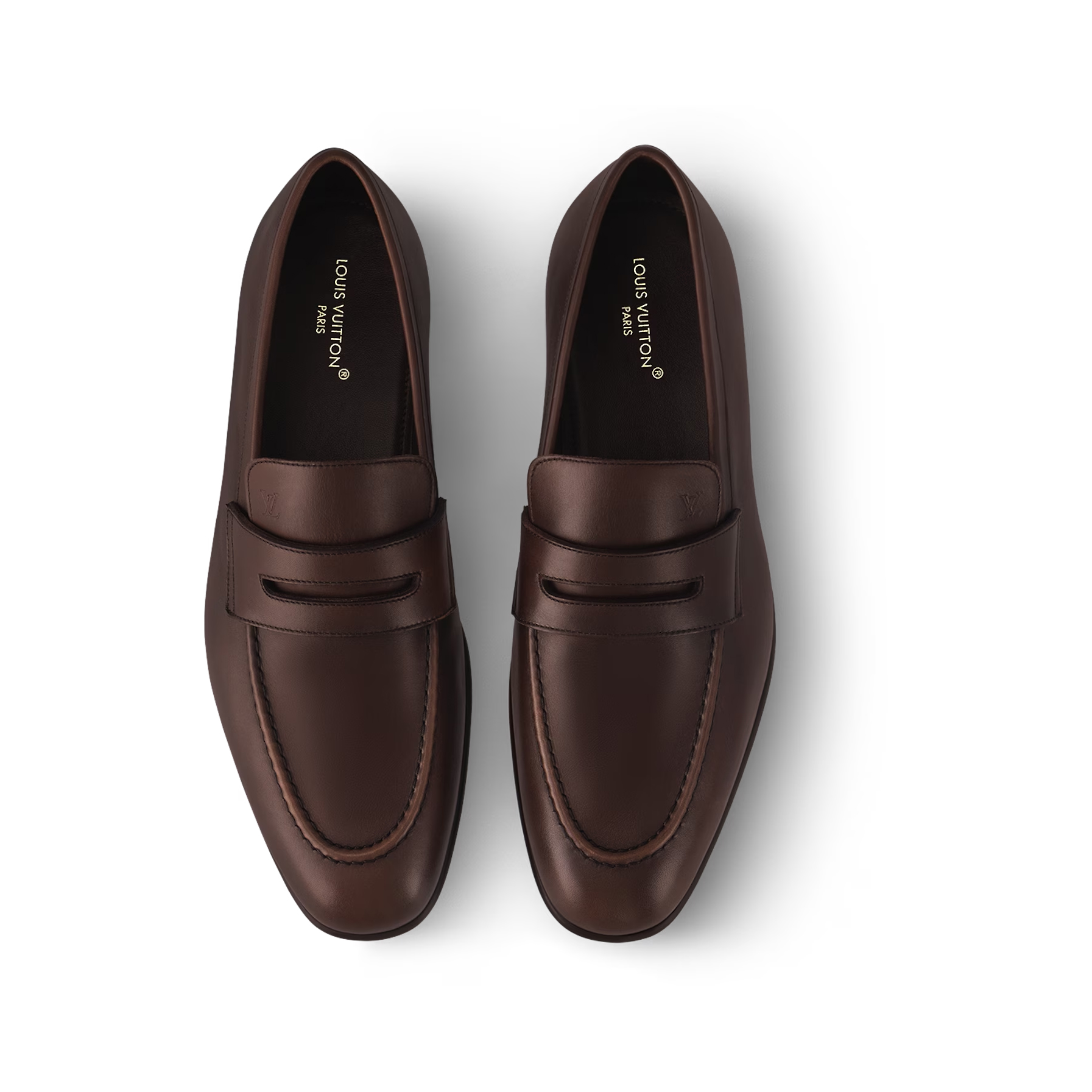 Shop Mocassin Gant Louis Vuitton ''Cuir Marron'' 1ACDIX