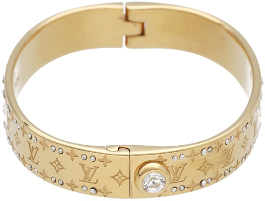 루이비통 골드 크리스탈 각인 팔찌 유니섹스 M64860 Lookbook 루이비통 골드 크리스탈 각인 팔찌 유니섹스 M64860