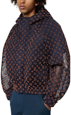 路易威登漸層格紋Logo印花橘色腰夾克 1AAVBM Purchase 路易威登漸層格紋Logo印花橘色腰夾克 1AAVBM