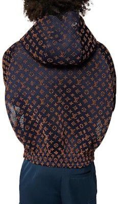 路易威登漸層格紋Logo印花橘色腰夾克 1AAVBM Details for 路易威登漸層格紋Logo印花橘色腰夾克 1AAVBM