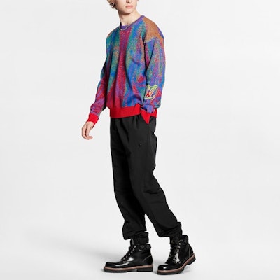 Louis Vuitton Gradient Pullover Sweatshirt Oranye 1A7X9V Shop Louis Vuitton Gradient Pullover Sweatshirt Oranye 1A7X9V