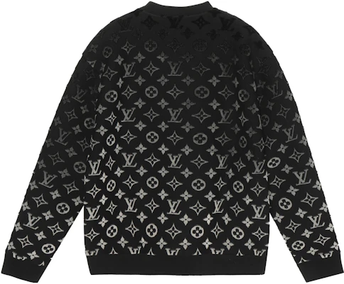 路易威登漸層縫線男士黑色圓領休閒衫 1AAU85 Shop 路易威登漸層縫線男士黑色圓領休閒衫 1AAU85