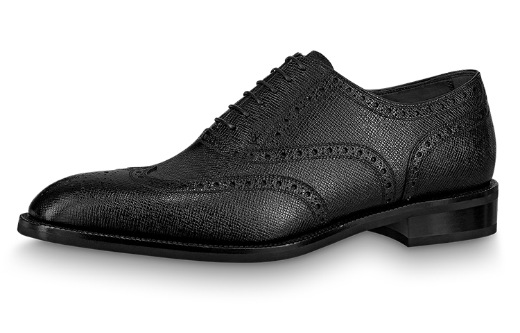 Louis Vuitton Graduate Richelieu Shoes 'Black' 1A8IZI