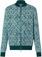 LOUIS VUITTON Graphic Cotton Knit Full-Zip Jacket Blue Outerwear. 1ABJ8R LOUIS VUITTON Graphic Cotton Knit Full-Zip Jacket Blue Outerwear. 1ABJ8R
