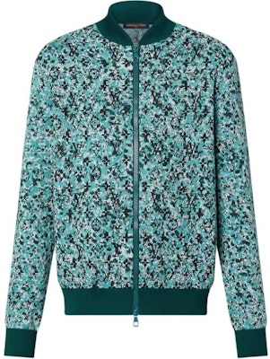 루이비통 그래픽 코튼 니트 풀짚 자켓 블루 아우터웨어. 1ABJ8R Order 루이비통 그래픽 코튼 니트 풀짚 자켓 블루 아우터웨어. 1ABJ8R