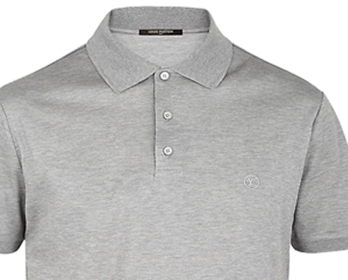 路易威登灰色短袖Polo衫 - 新款系列 1A1S8G Details for 路易威登灰色短袖Polo衫 - 新款系列 1A1S8G