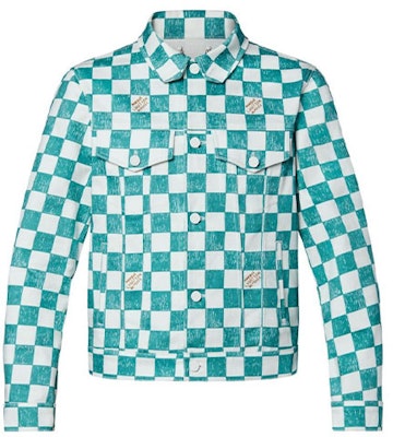 Chaqueta Vaquera Verde a Cuadros LOUIS VUITTON con Diseño de Un Solo Botón 1A9A1Y Buy Chaqueta Vaquera Verde a Cuadros LOUIS VUITTON con Diseño de Un Solo Botón 1A9A1Y