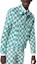 Shop Chaqueta Vaquera Verde a Cuadros LOUIS VUITTON con Diseño de Un Solo Botón 1A9A1Y