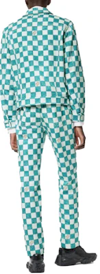 Chaqueta Vaquera Verde a Cuadros LOUIS VUITTON con Diseño de Un Solo Botón 1A9A1Y Purchase Chaqueta Vaquera Verde a Cuadros LOUIS VUITTON con Diseño de Un Solo Botón 1A9A1Y