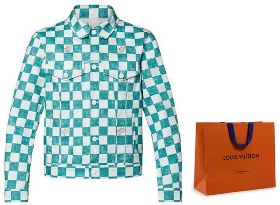 Chaqueta Vaquera Verde a Cuadros LOUIS VUITTON con Diseño de Un Solo Botón 1A9A1Y Details for Chaqueta Vaquera Verde a Cuadros LOUIS VUITTON con Diseño de Un Solo Botón 1A9A1Y