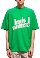 路易威登綠色Logo印花經典圓領T恤 1A97OB Details for 路易威登綠色Logo印花經典圓領T恤 1A97OB