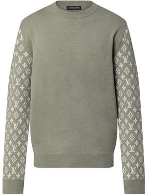 LOUIS VUITTON Baju Sweater Lengan Panjang Logo Hijau Lelaki 1AFHTX Order LOUIS VUITTON Baju Sweater Lengan Panjang Logo Hijau Lelaki 1AFHTX