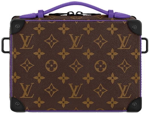 路易威登手提軟盒Monogram Macassar棕/紫色 Order 路易威登手提軟盒Monogram Macassar棕/紫色
