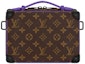 Order 路易威登手提軟盒Monogram Macassar棕/紫色