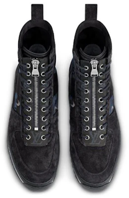 Louis Vuitton Harlem Ankle Sneakers ''Bleu Noir'' 1A5Y6M Shop Louis Vuitton Harlem Ankle Sneakers ''Bleu Noir'' 1A5Y6M
