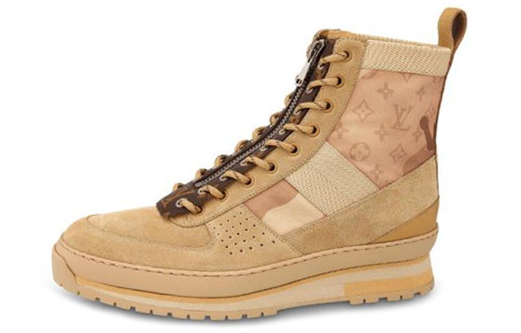 Louis Vuitton Harlem Boot 'Beige Suede and Calfskin' 1A5Y71