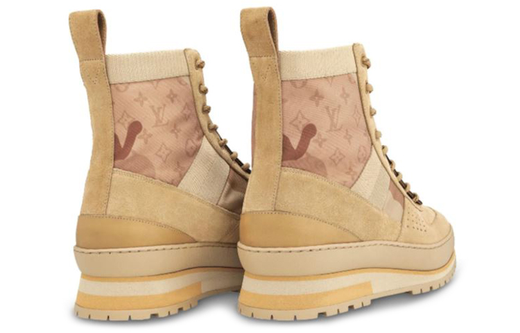 Lookbook Louis Vuitton Harlem Stiefel ''Beige Wildleder und Kalbsleder'' 1A5Y71