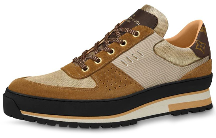 Louis Vuitton Harlem Epi Leather Sneaker 'Amber Brown' 1A67T0