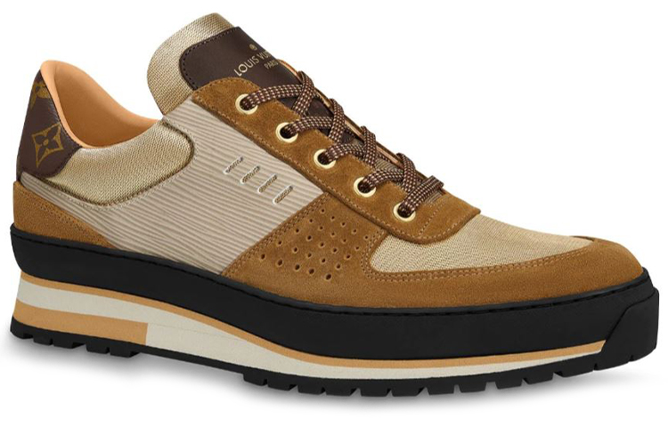 Order Louis Vuitton Harlem Sneaker in Pelle Epi ''Ambra Marrone'' 1A67T0