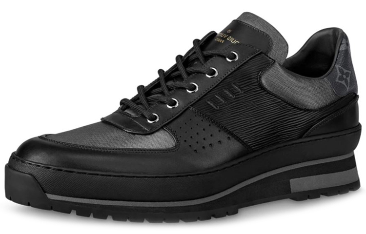 LV Harlem Monogram Sneakers 'Black EPI Leather'