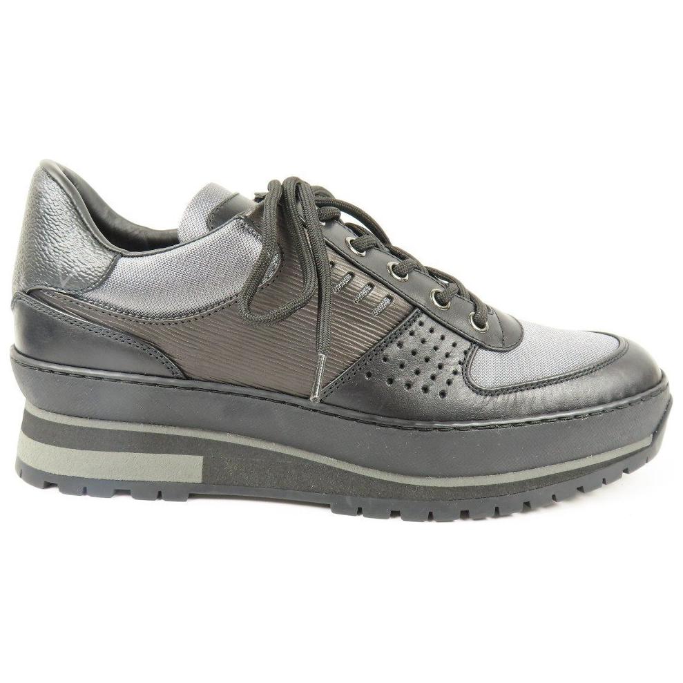 Lookbook Louis Vuitton Harlem Monogram Sneakers ''Zwart EPI Leer'' 1A5XLC