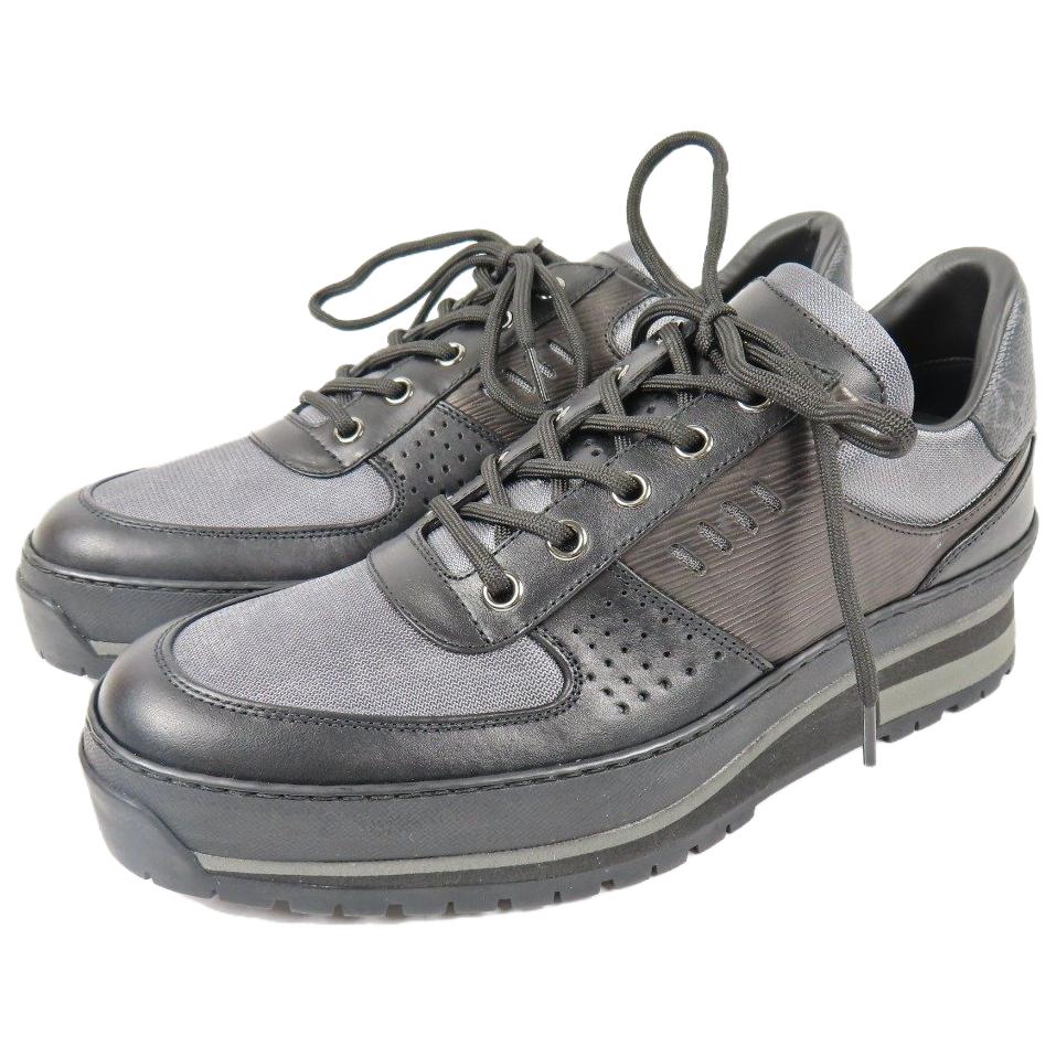 Shop Louis Vuitton Harlem Monogram Sneakers ''Zwart EPI Leer'' 1A5XLC