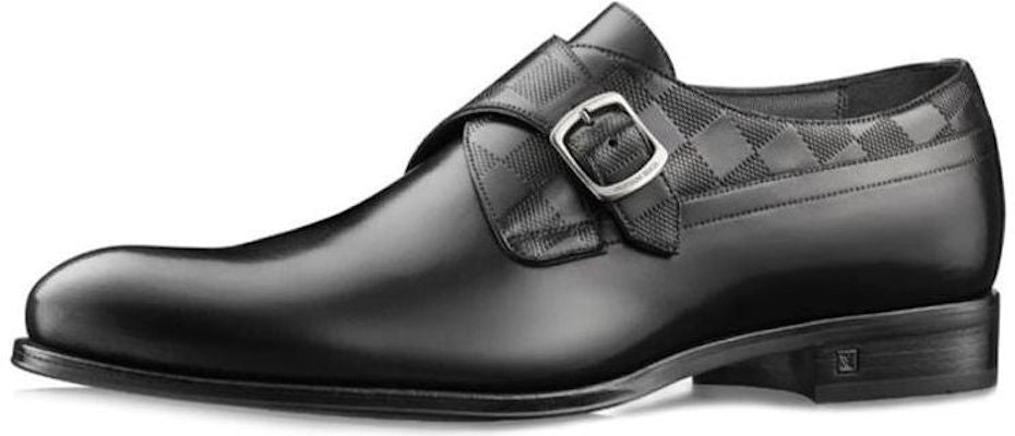 Louis Vuitton Haussmann Buckle Shoes 'Black' 1A2BFY Buy Louis Vuitton Haussmann Buckle Shoes 'Black' 1A2BFY