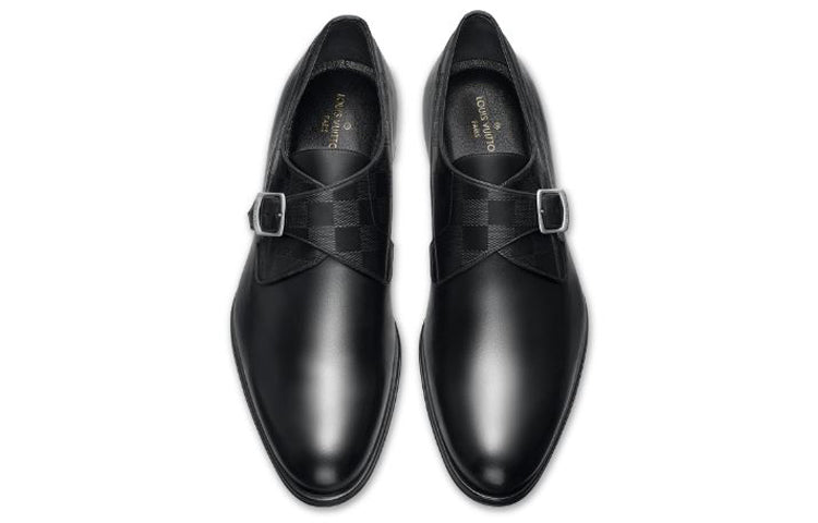 Lookbook ルイヴィトン オスマン バックルシューズ 'ブラック' 1A2BFY