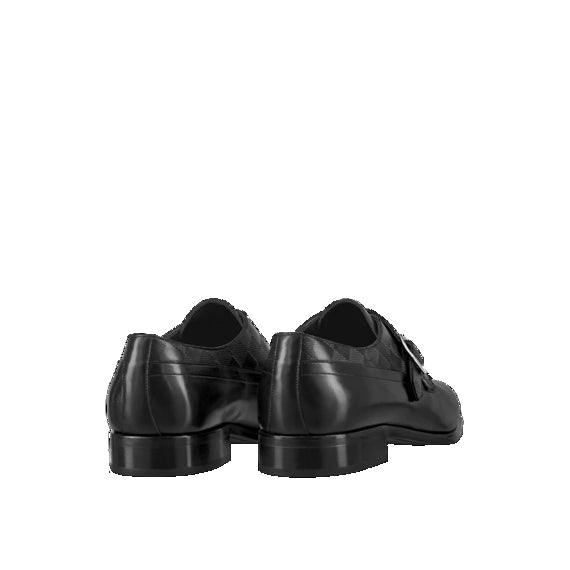 Shop ルイヴィトン オスマン バックルシューズ 'ブラック' 1A2BFY