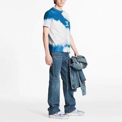 路易威登 天堂藍天白雲短袖淺藍色T恤 1A89U8 Lookbook 路易威登 天堂藍天白雲短袖淺藍色T恤 1A89U8